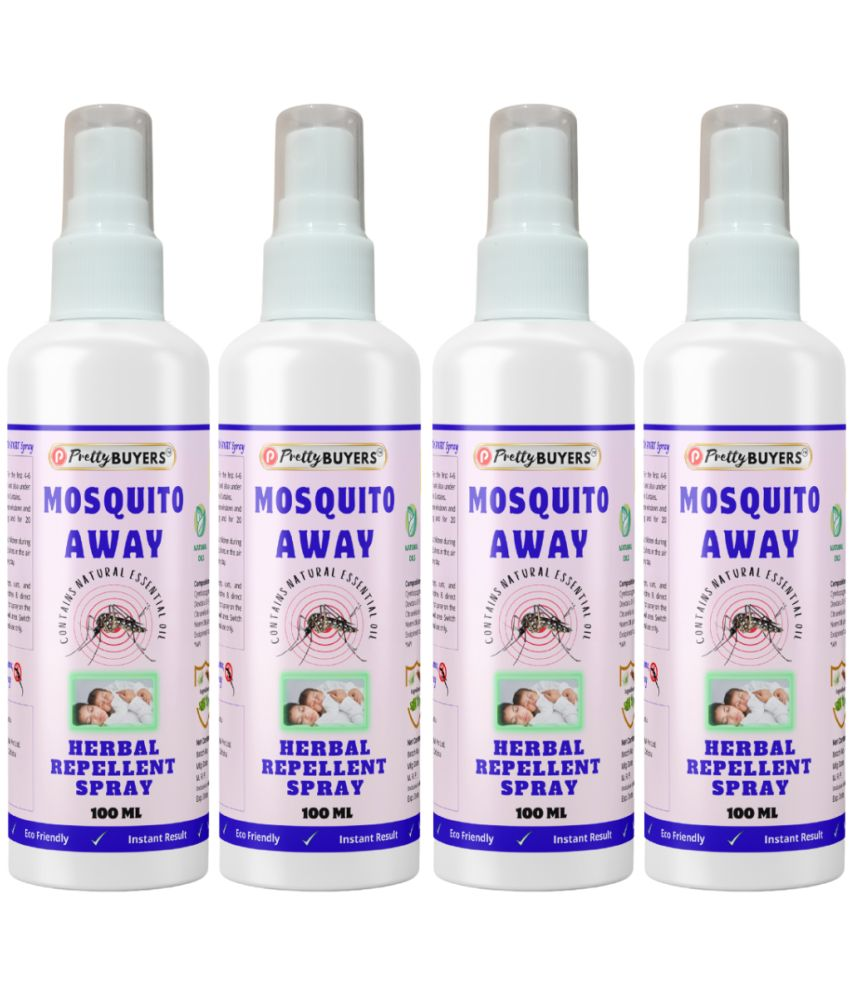     			PRETTYBUYERS Mosquito Repellent Spray Herbal Room Spray 400 g Pack of 4