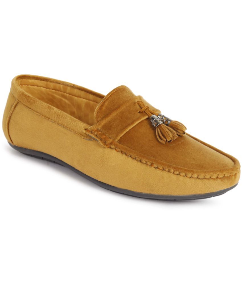     			RYKO Tan Men's Slip on