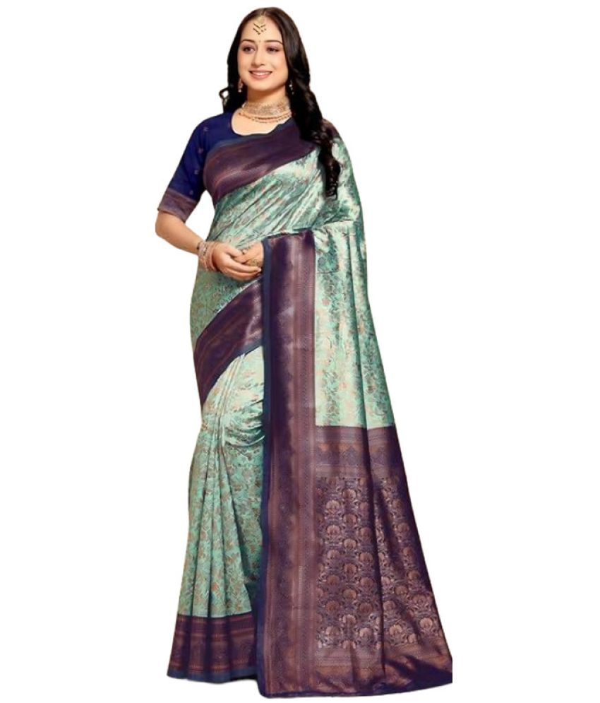     			SILK SUTRA Polyester Embellished Saree With Blouse Piece ( Multicolor , Pack of 1 )