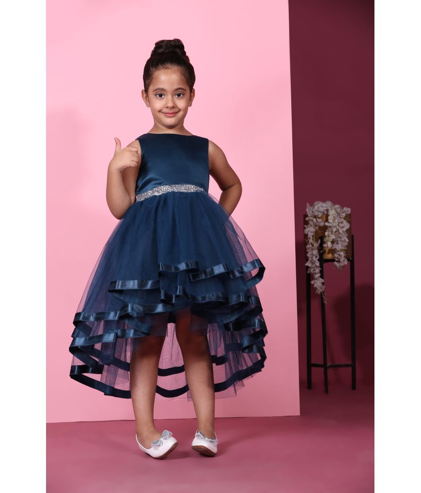     			Toy Balloon Kids Net Frock For Baby Girls ( Pack of 1 , Navy )