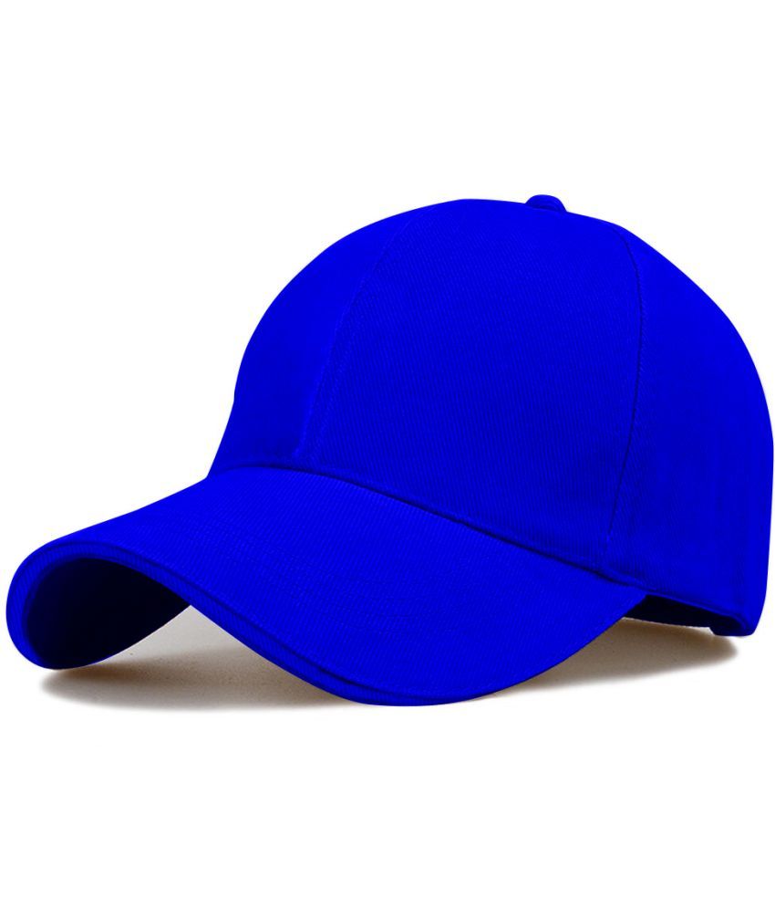     			Bolax Pack of 1 Cotton Men's Cap ( Blue )