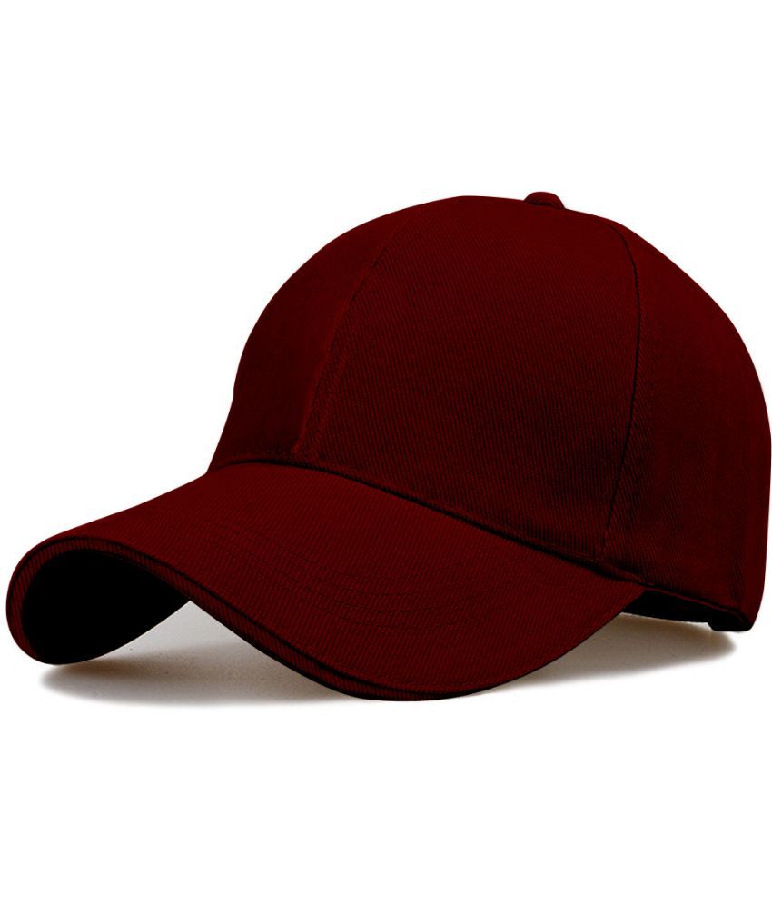     			Bolax Pack of 1 Cotton Men's Cap ( Maroon )