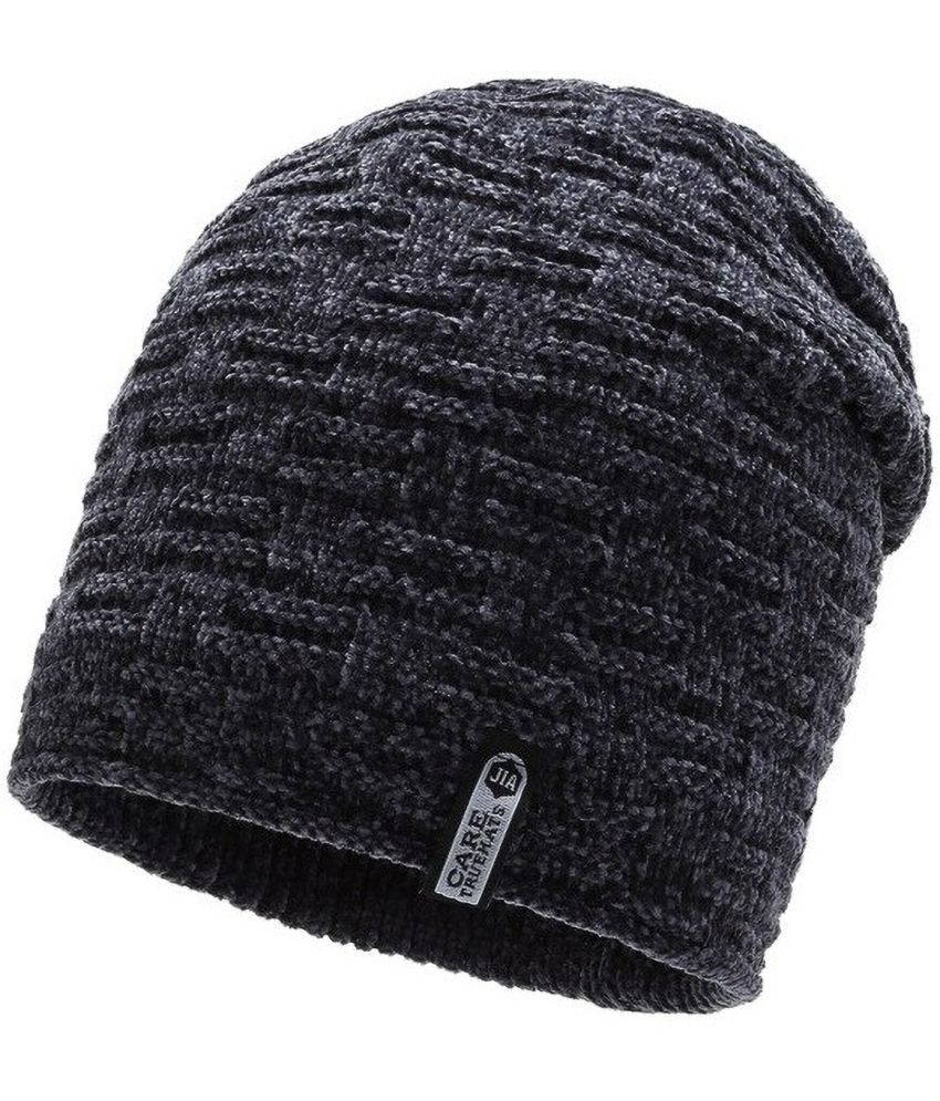     			Bolax Pack of 1 Woollen Men's Cap ( Grey )