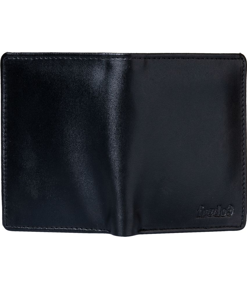     			HIDEFLIX PU Solid Men's Regular Wallet With 6 Slots For Card ( Black , Pack of 1 )