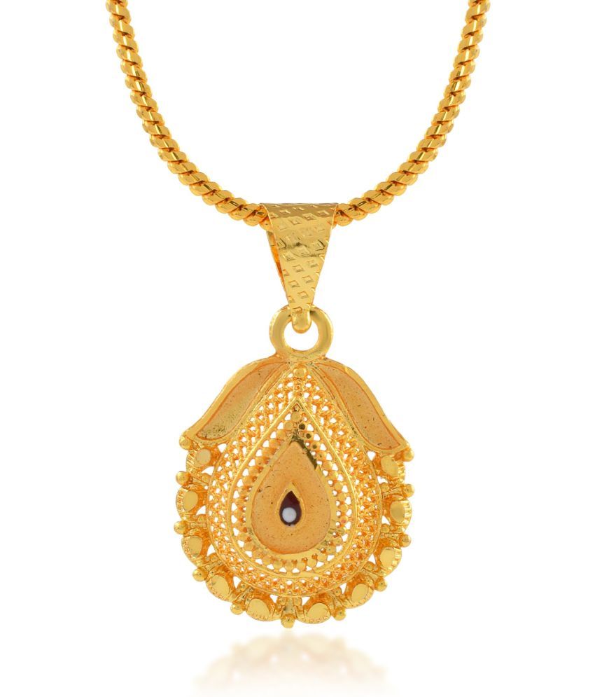     			ADMIER Golden Pendant ( Pack of 1 )