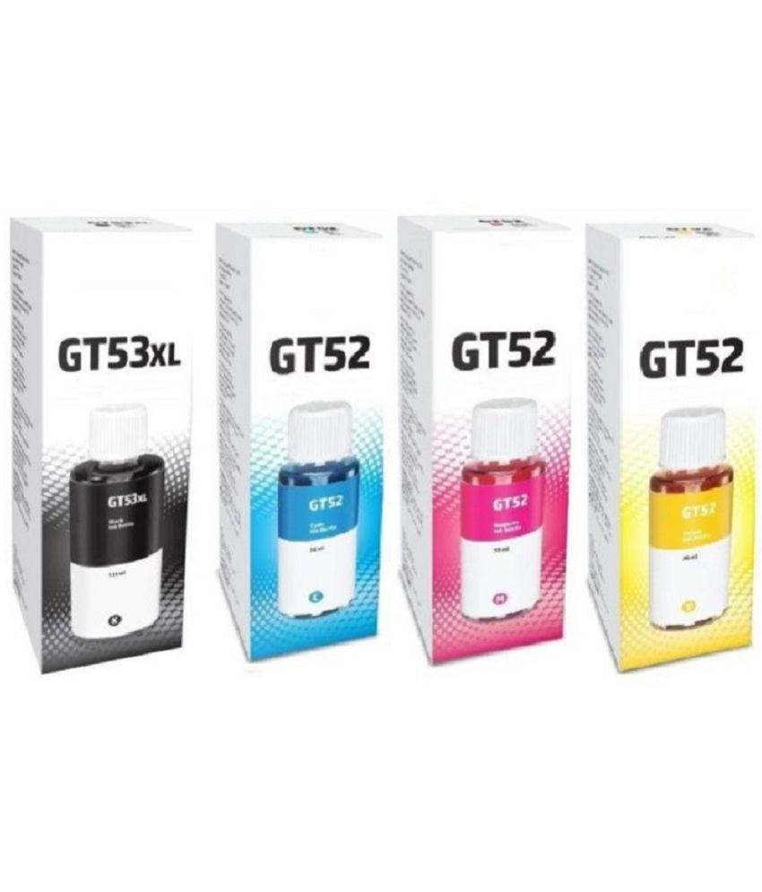     			KALAR GT52/53 Multicolor Ink ( 135 ml ) Pack of 4 For H_P Ink Tank 310 series, H_P Ink Tank Wireless 410 series And More.