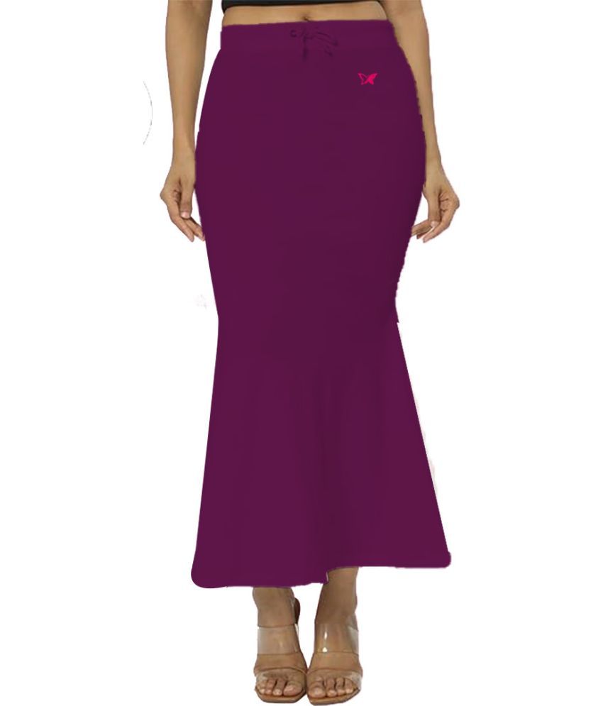     			Aulika Purple Cotton Petticoat - Single