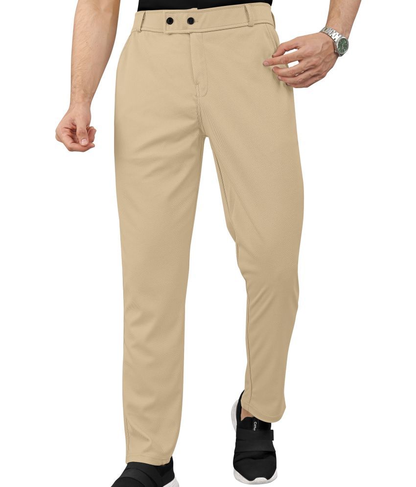     			Laadli Regular Flat Men's Chinos - Beige ( Pack of 1 )