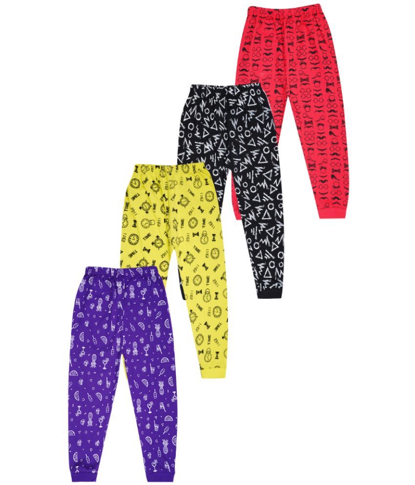     			kukke Pack of 4 Boys Cotton Trackpant ( Multicolor )