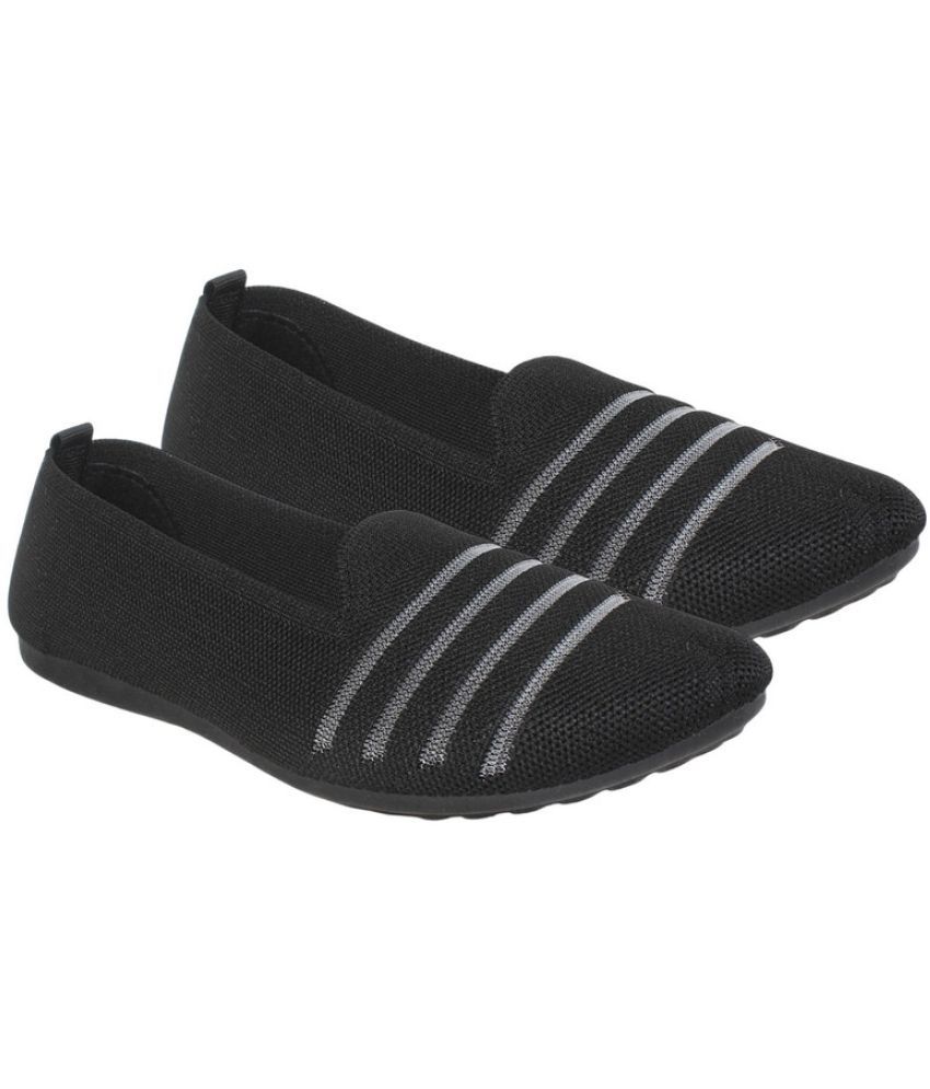     			HEATUP FOOTWEAR Black Women's Casual Ballerinas