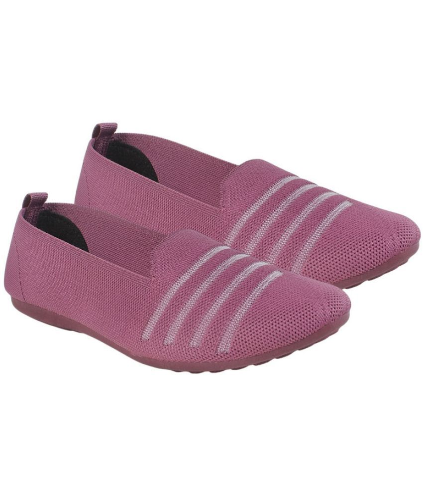     			HEATUP FOOTWEAR Pink Women's Casual Ballerinas