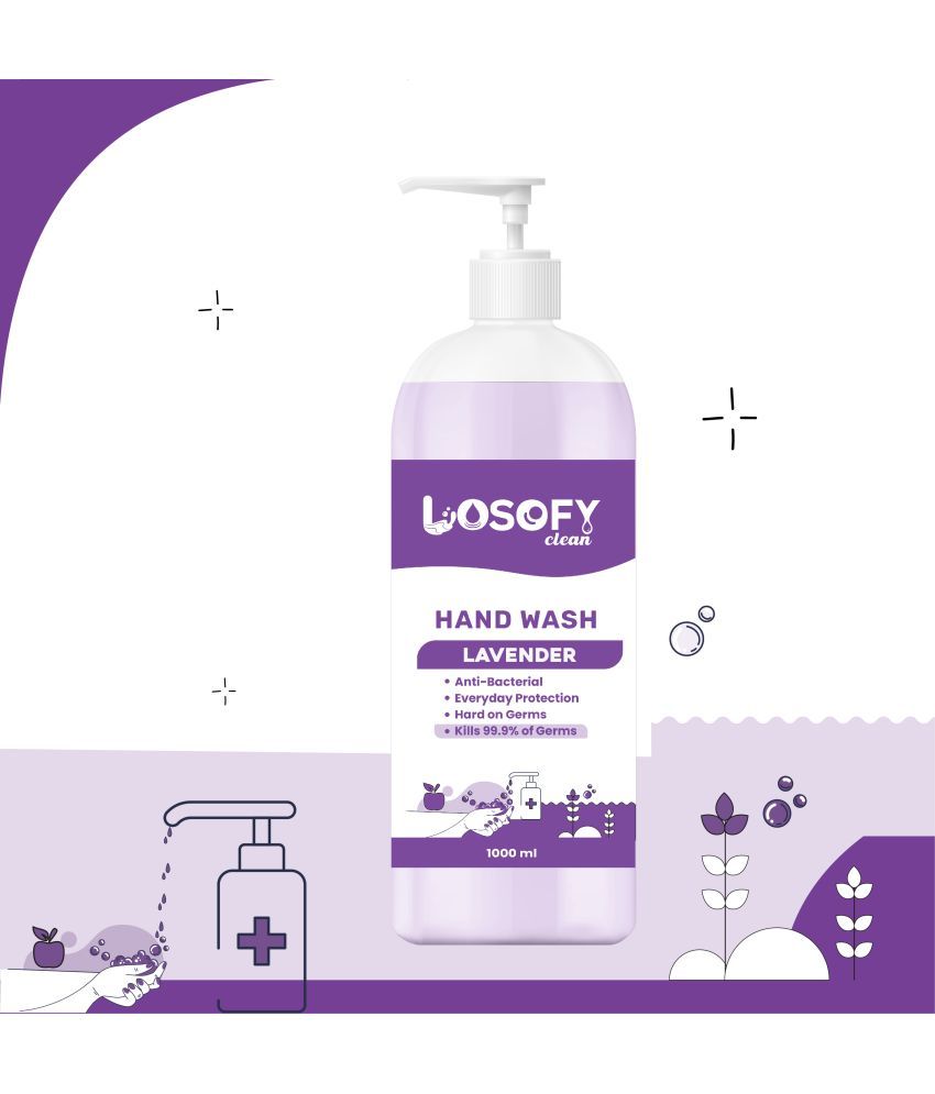     			LOSOFY CLEAN Glass Cleaner Liquid Lavender 1000 mL