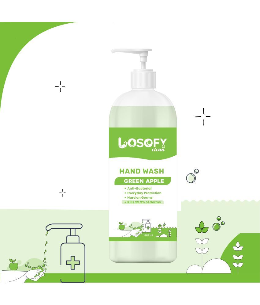     			LOSOFY CLEAN Glass Cleaner Liquid Green Apple 1000 mL