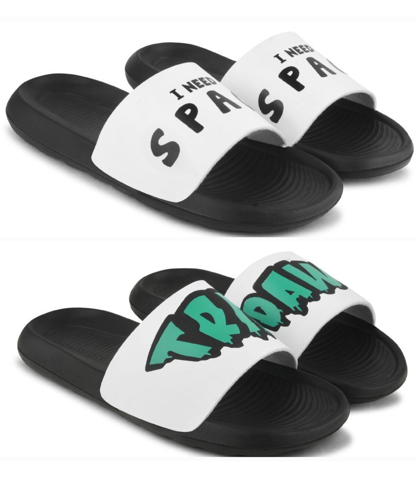     			PERY PAO Multi Color Men's Slide Flip Flop