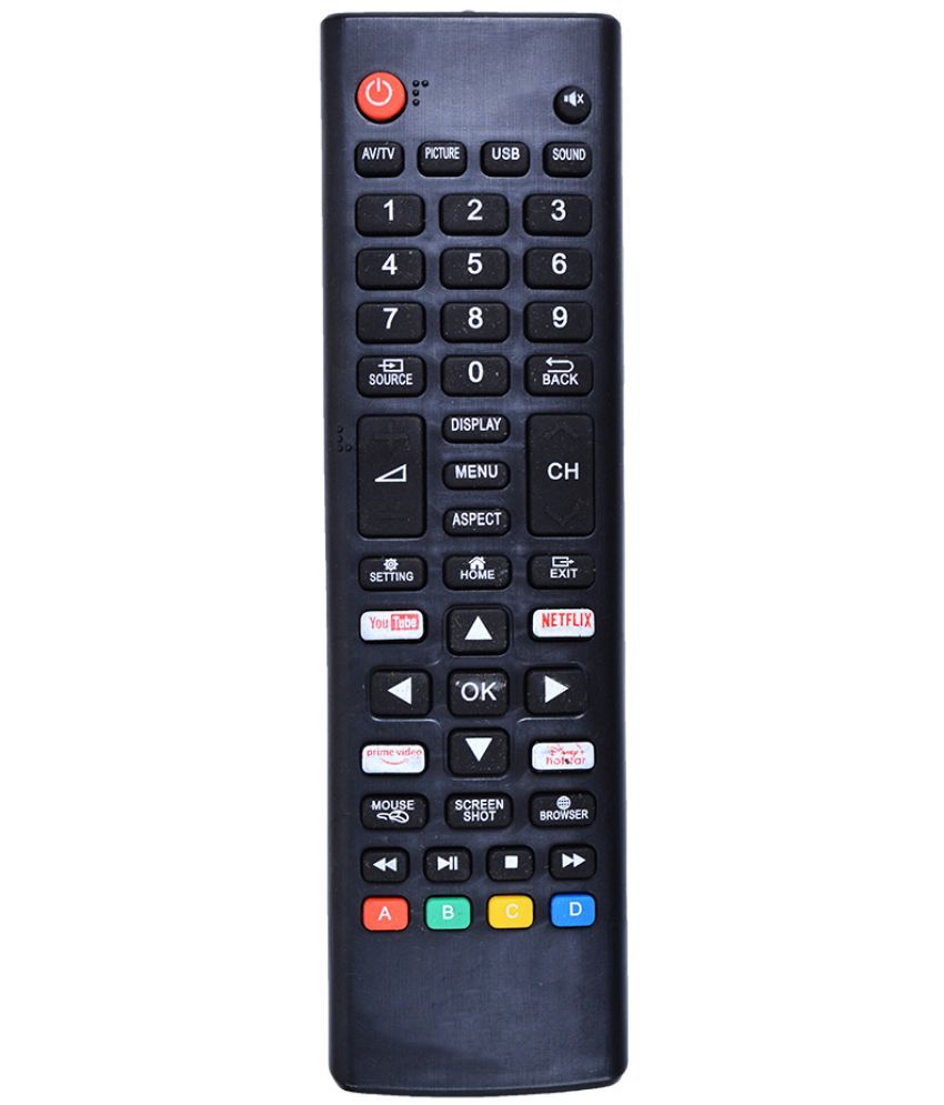     			RESORBLED 493Smart TV LCD/LED RemoteCompatible Remote Control for Crown Smart LED LCD Television