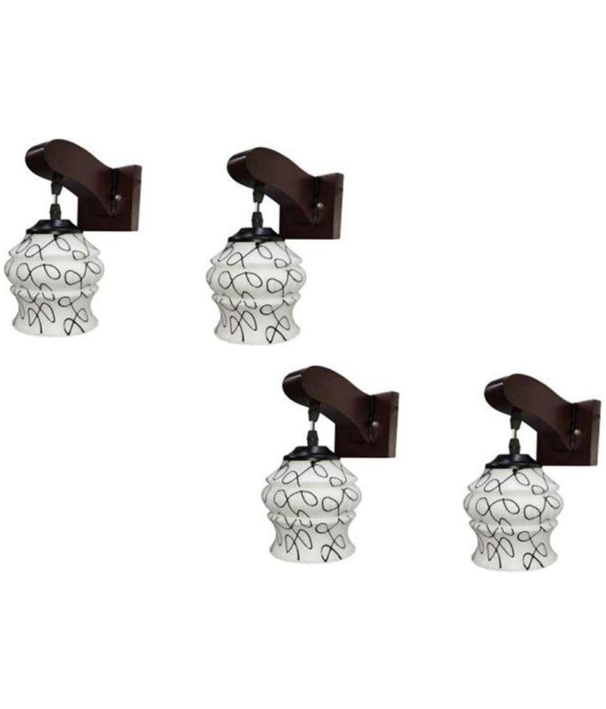     			1st Time Multicolor Swing Arm Wall Light ( Pack Of 4 )