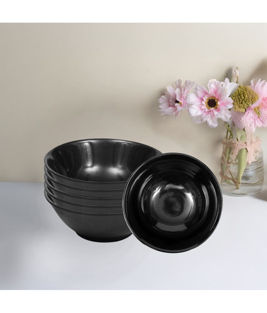     			ARIYA 509-DINNER-BOWL Melamine Plain Serving Bowl 11 cm ( Set of 6 ) Black