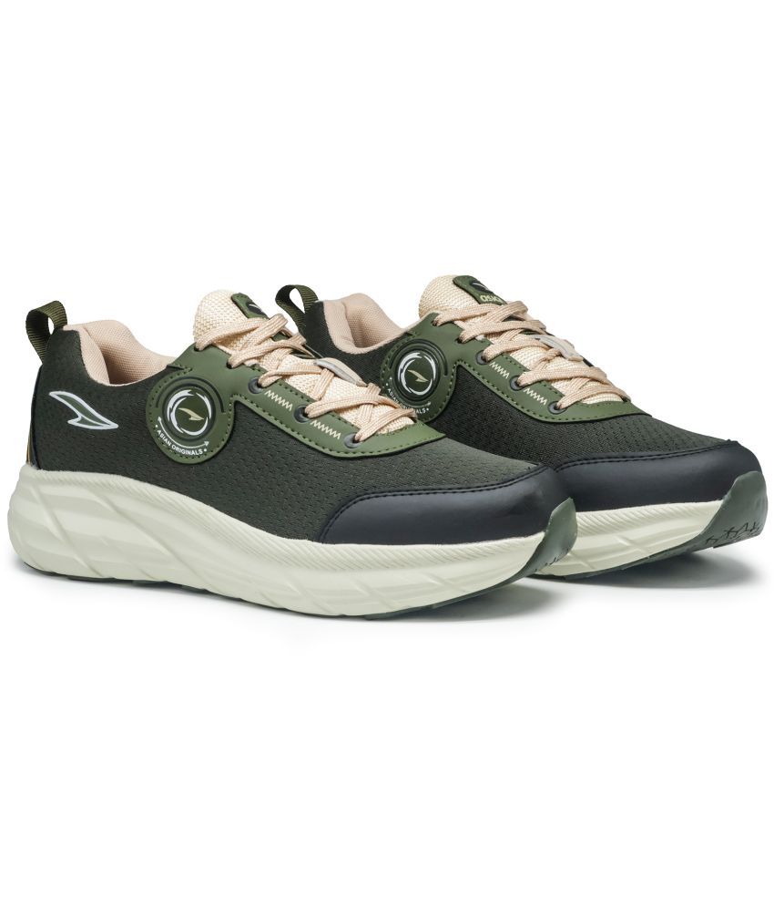     			ASIAN BOSS-13 Olive Men's Sports Running Shoes