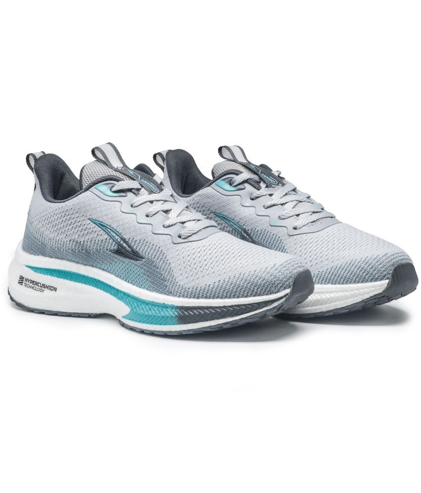     			ASIAN HYPERCUSHION-02 Light Grey Men's Sports Running Shoes