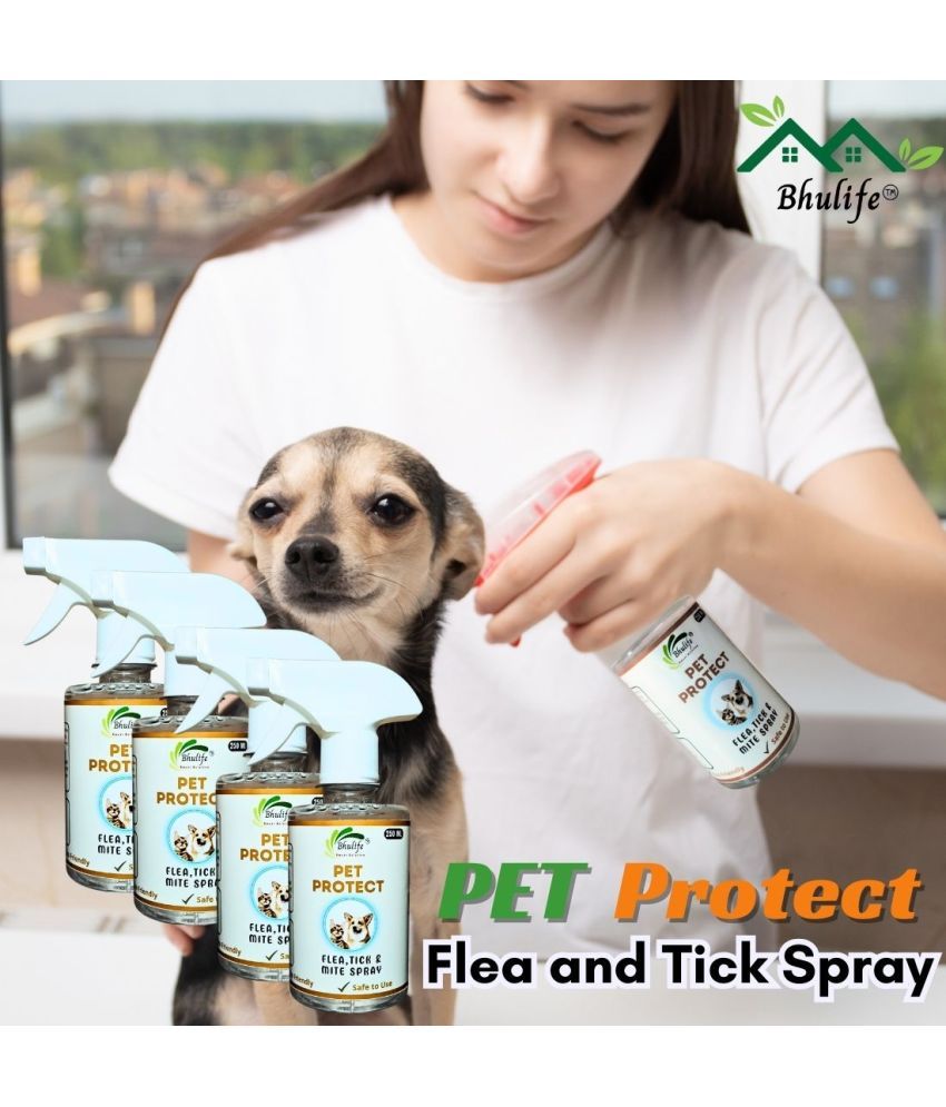     			Bhulife Tick Spray Herbal Pet Protect Spray Pack of 4