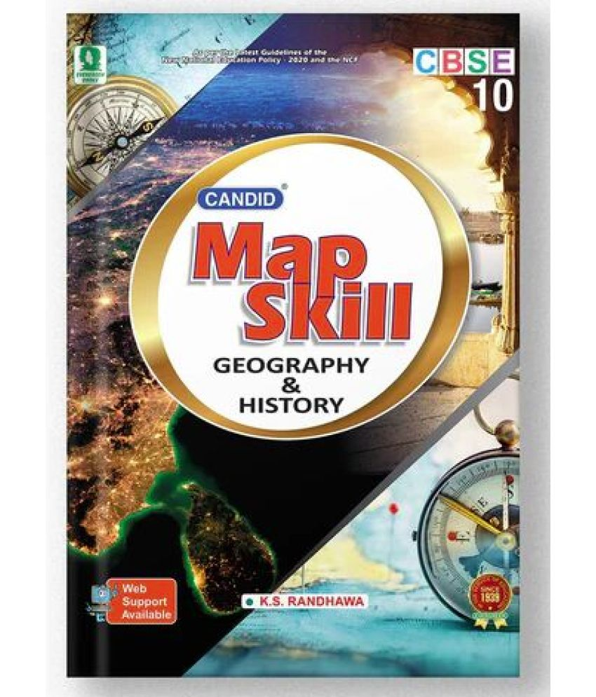     			CANDID Map Skill Geography & History CBSE Class 10