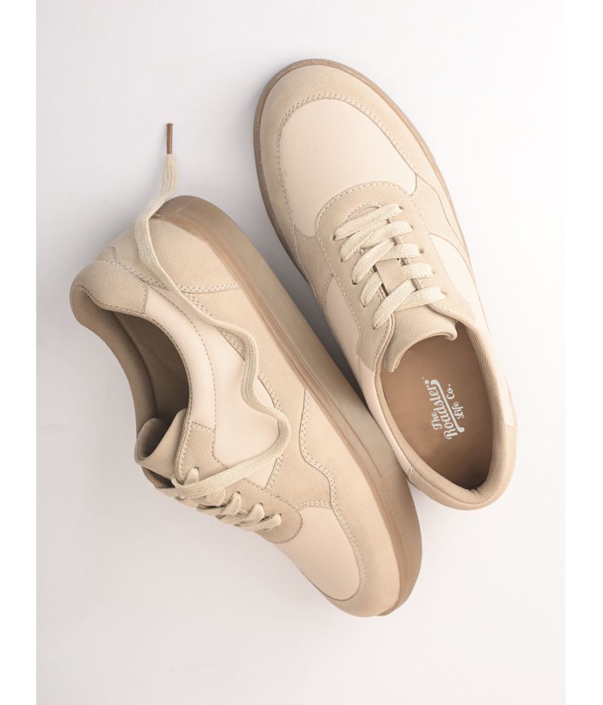     			Fentacia Cream Women's Sneakers