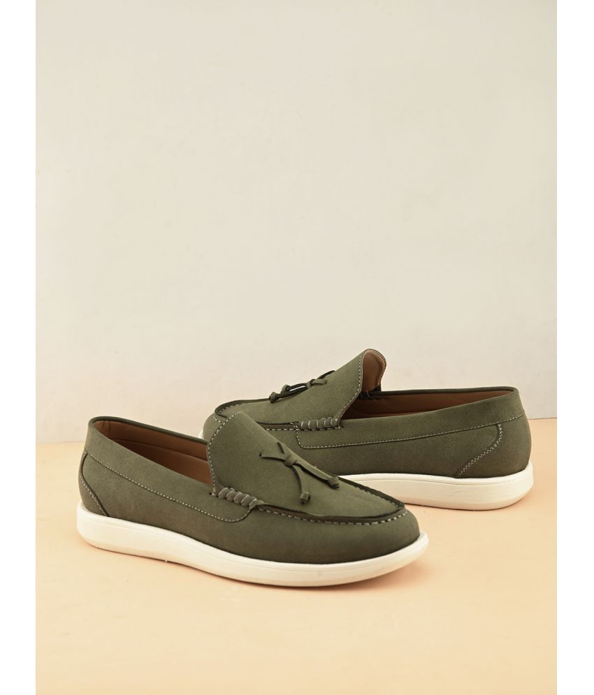     			Fentacia Olive Men's Slip on