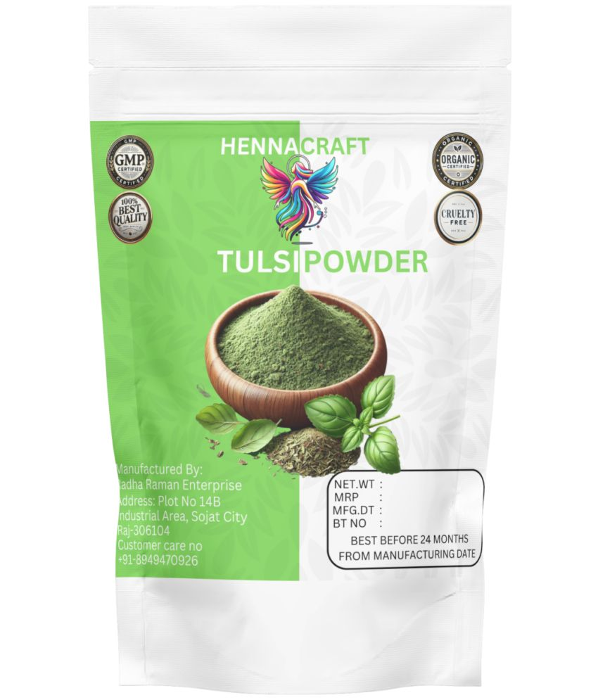     			Henna craft Tulsi Powder  hair and face Deep Conditioner 100 g