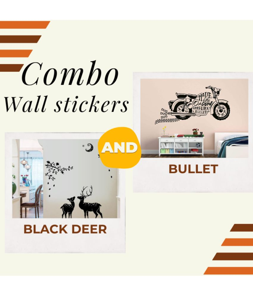     			Inkfence Wall Sticker Animals ( 110 x 108 cms )