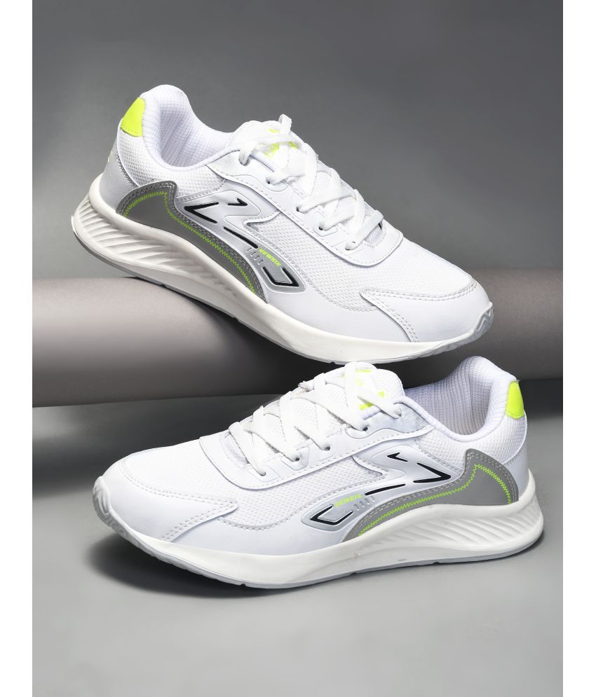     			Lakhani Aashirwad Active-07 White Men's Sports Running Shoes