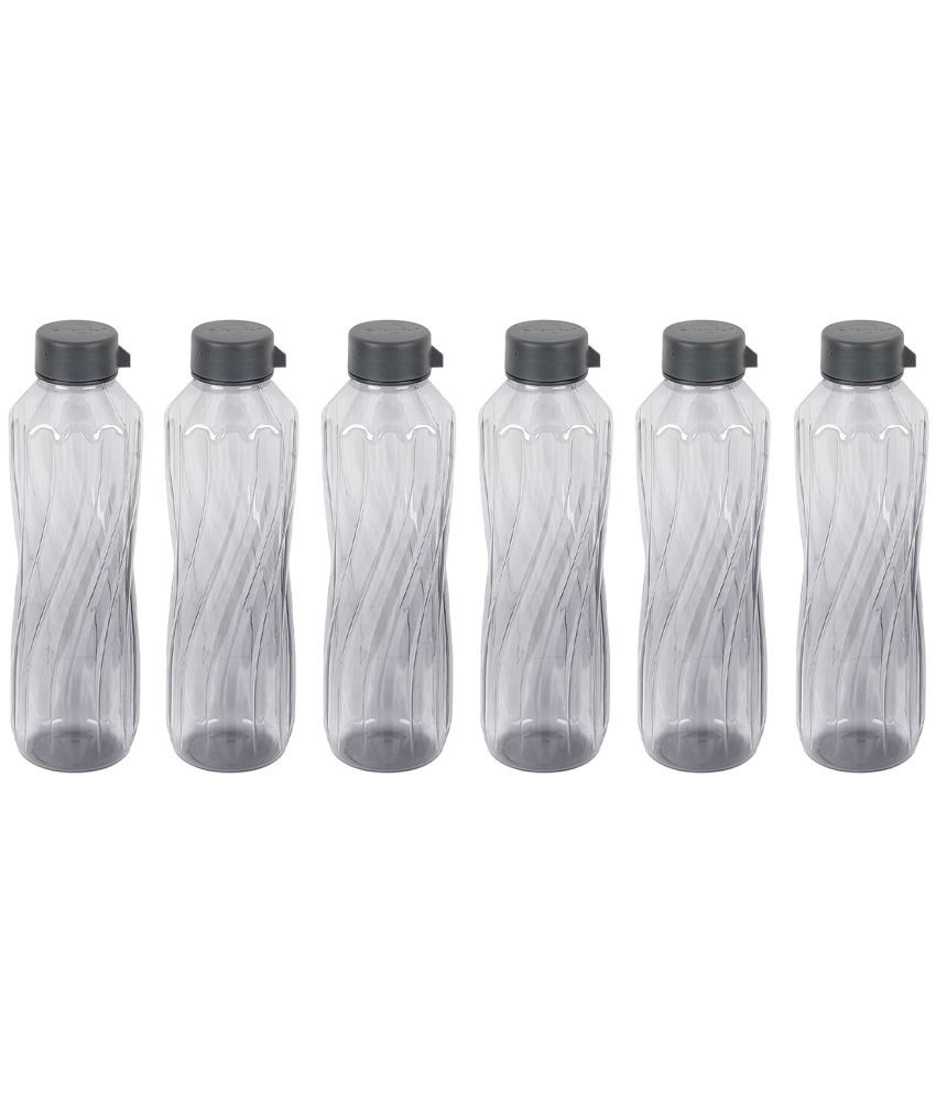     			PearlPet Lehar-1000ml Grey PET Water Bottle 1000 mL ( 6 )