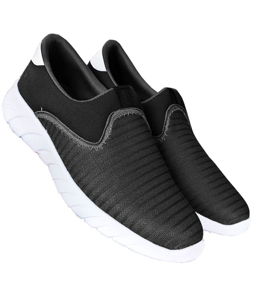     			WOYAK Moccusion Shoes Black Men's Slip-on Shoes