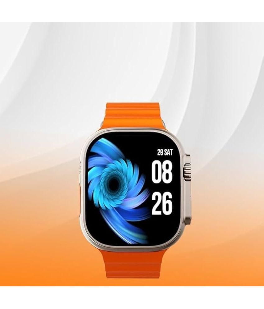     			ARFIRE AMOLED BT Calling Smart Watch with Silicone Strap Upto 2-3 days Backup ( Orange )