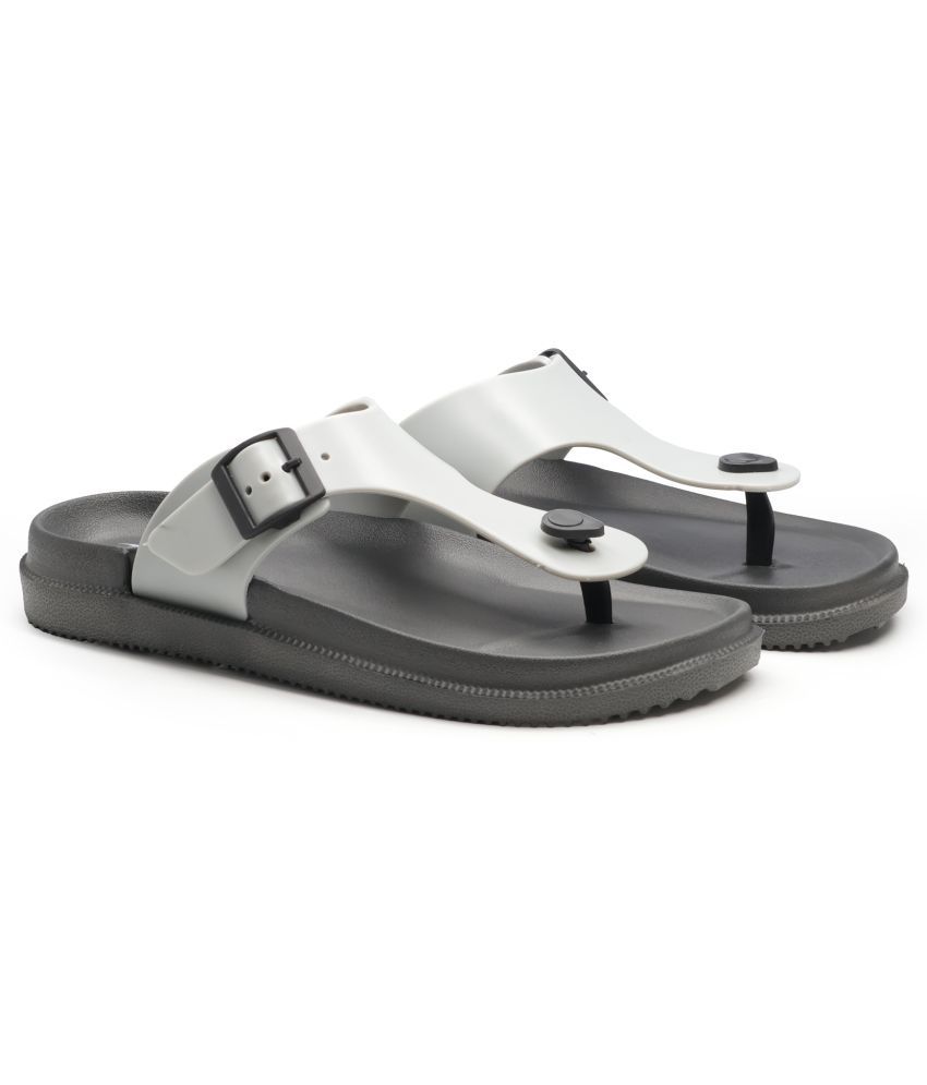     			ASIAN Grey Men's Thong Flip Flop