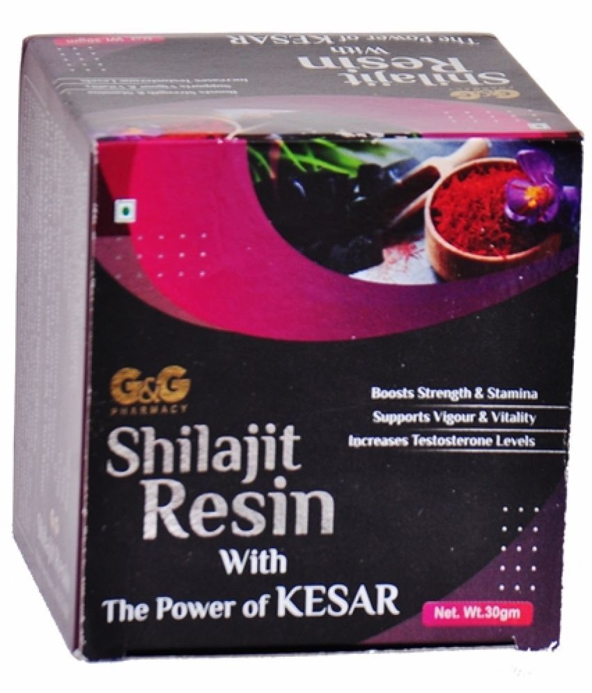     			G & G Pharmacy Shilajit Resin with the Power of Kesar 30gm Pack of 1