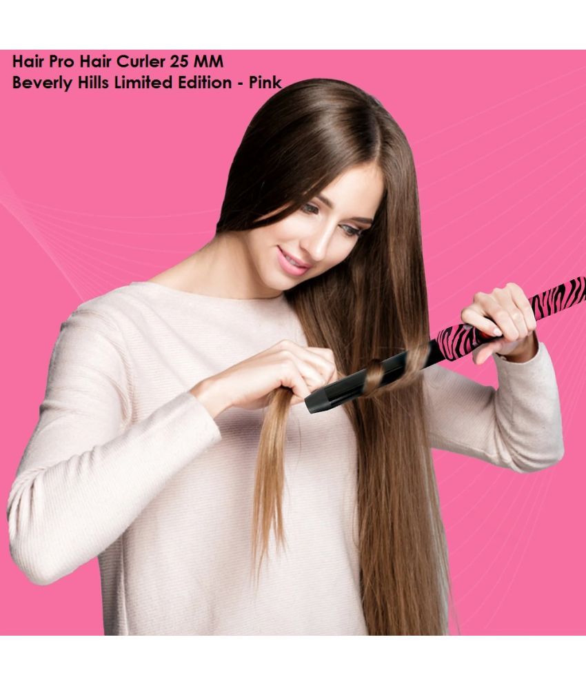     			HUG PUPPY Hair Curler Pink Hair Straightener