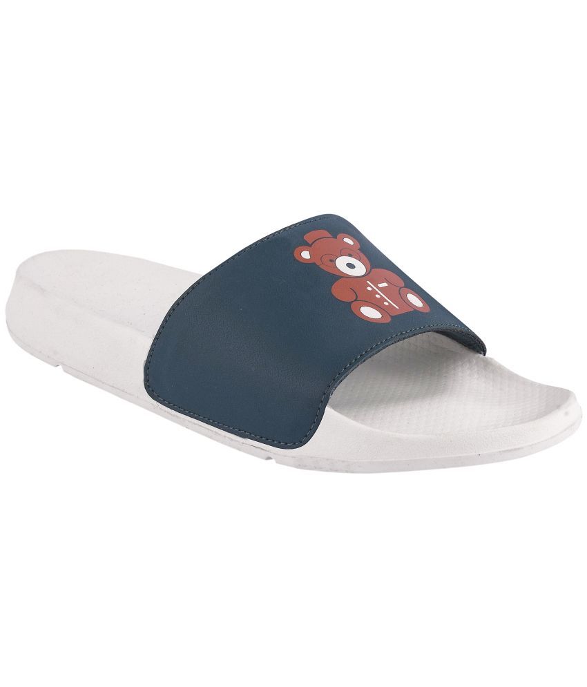     			Trulite Blue Men's Slide Flip Flop