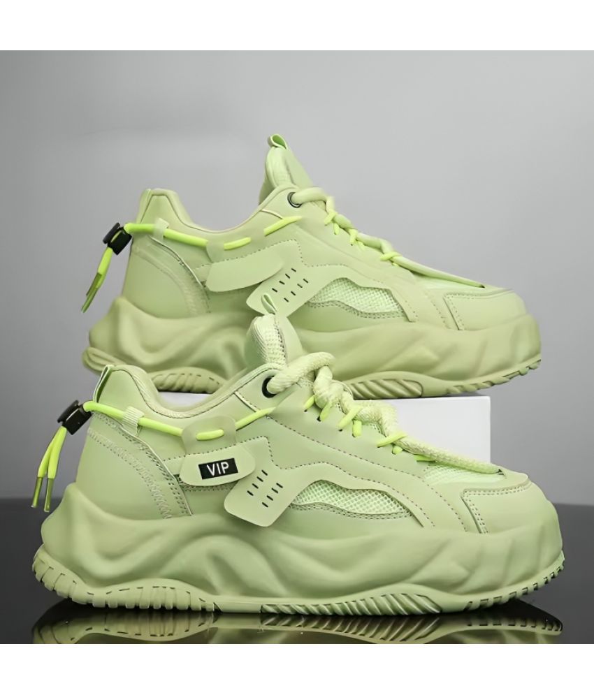     			Akiko VIP Green Men's Sneakers