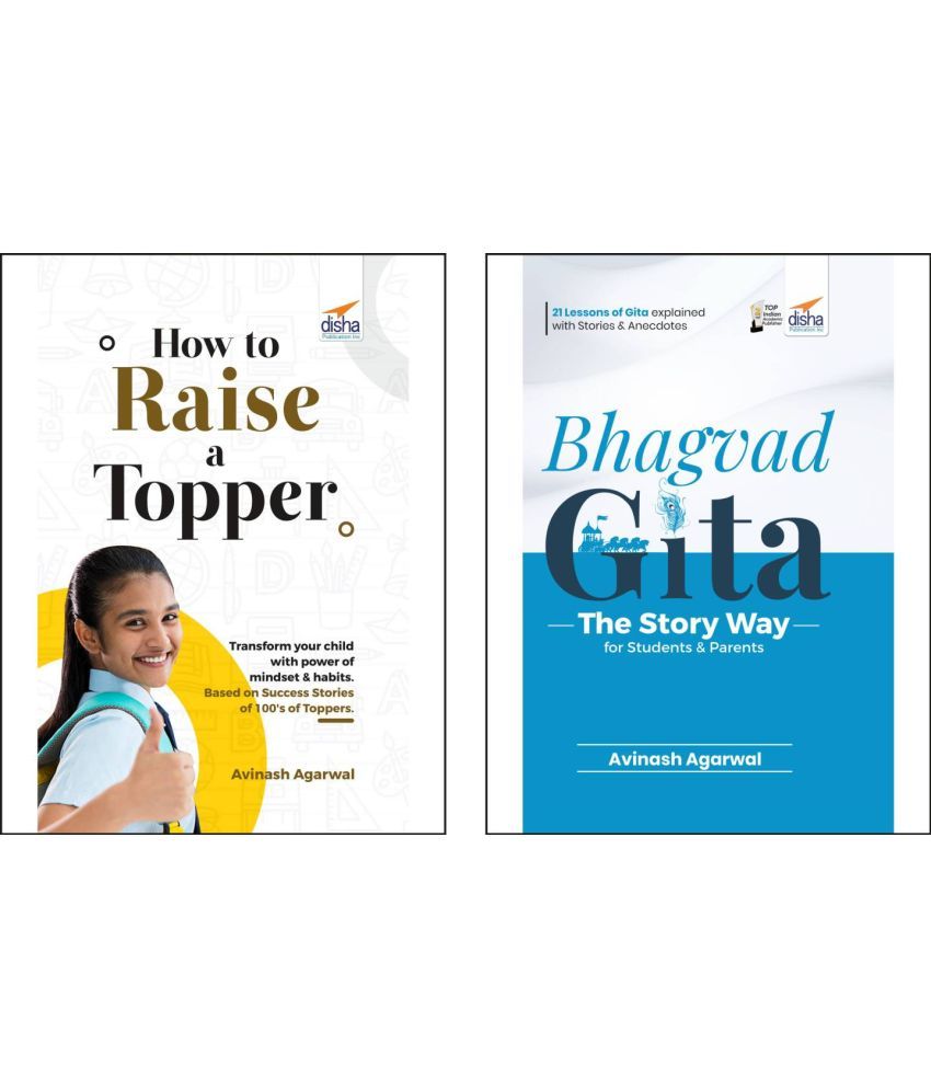     			Combo - How to Raise a Topper and Bhagvad Gita - The Story Way for Students & Parents