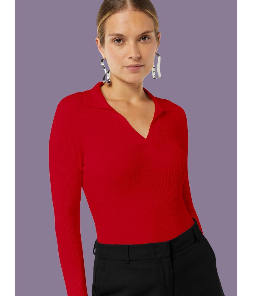     			Dream Beauty Fashion Red Polyester Women's Regular Top ( Pack of 1 )