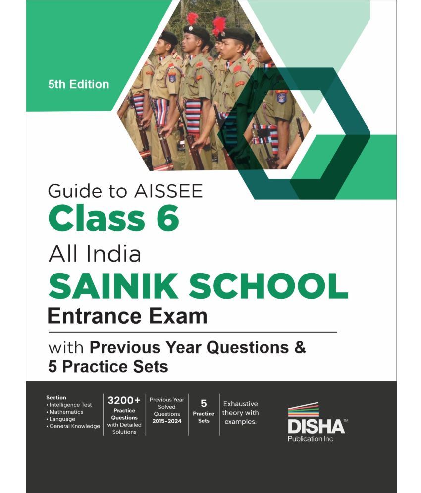     			Guide to AISSEE Class 6 All India SAINIK School Entrance Exam with Previous Year Questions & 5 Practice Sets 5th Edition