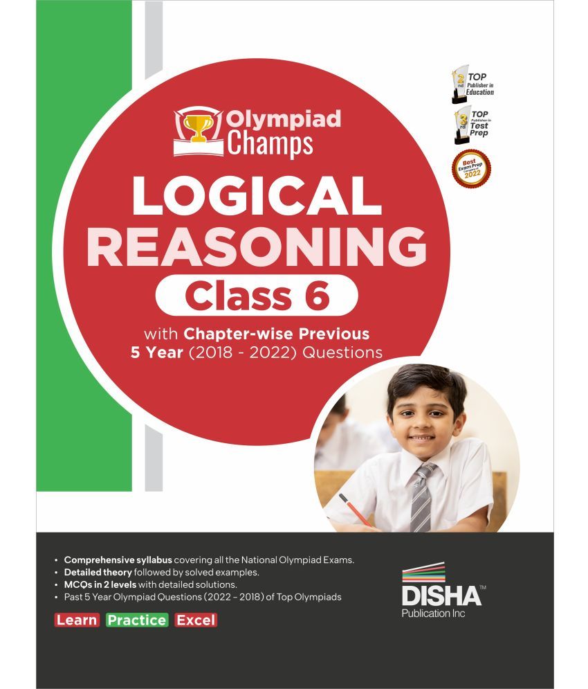     			Olympiad Champs Logical Reasoning Class 6 with Chapter-wise Previous 5 Year (2018 - 2022) Questions | Complete Prep Guide with Theory, PYQs, Past & Practice Exercise |