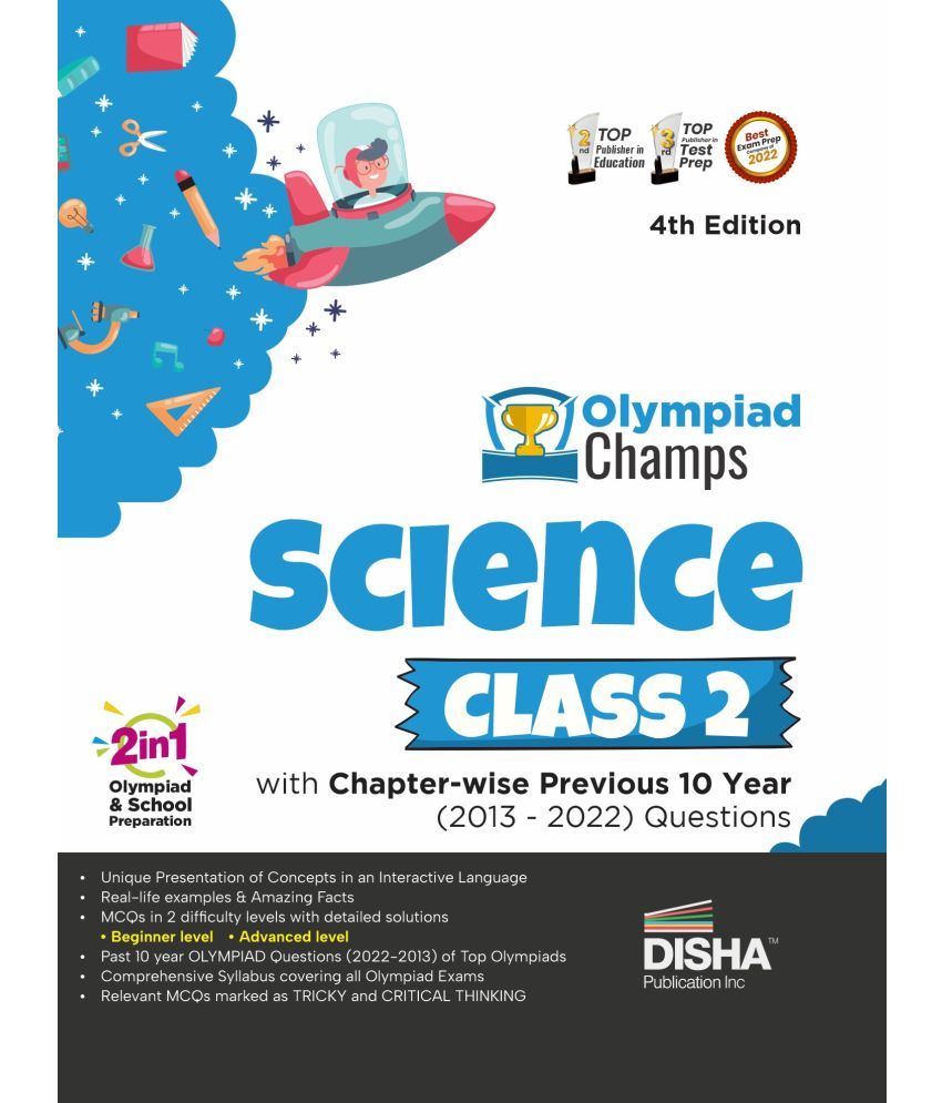     			Olympiad Champs Science Class 2 with Chapter-wise Previous 10 Year (2013 - 2022) Questions 4th Edition | Complete Prep Guide with Theory, PYQs, Past & Practice Exercise |