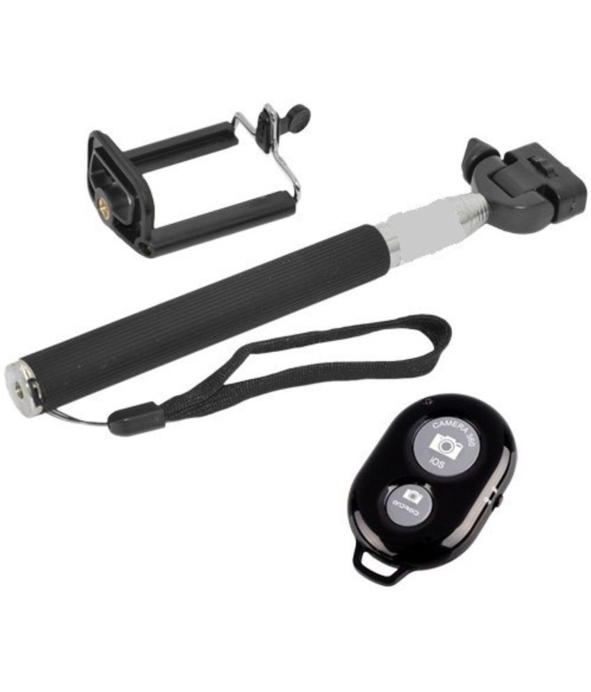     			A Connect Z Bluetooth Selfie Stick ( Black )