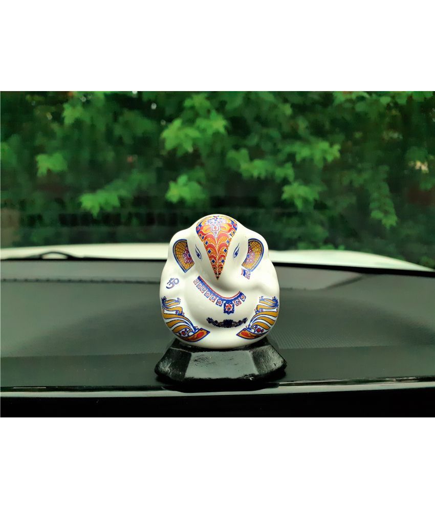     			AFTERSTITCH Lord Ganesha Ideal For Car Dashboard ( Pack of 1 )