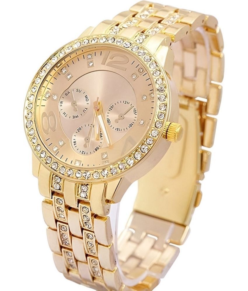     			DECLASSE Gold Metal Analog Womens Watch