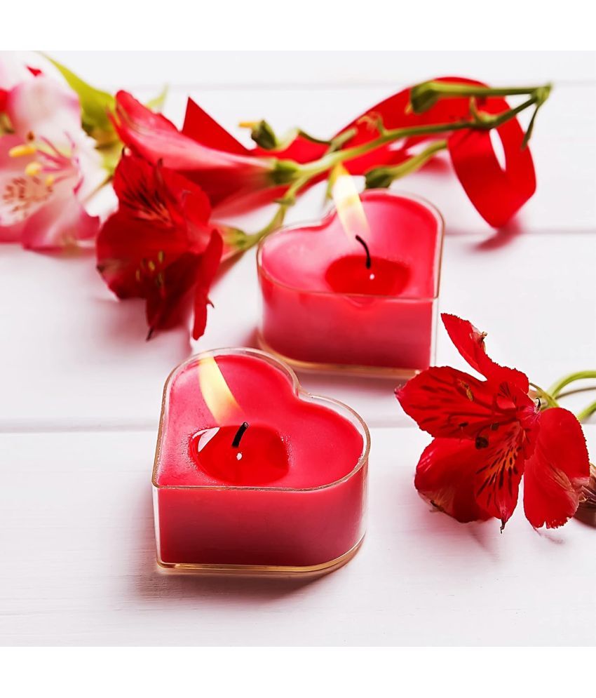     			Somil Red Spice Wax Tea Light Candle 3 cm ( Pack of 2 )