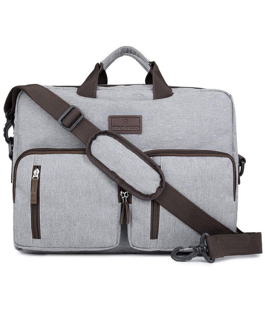     			Starwood Grey Solid Messenger Bag