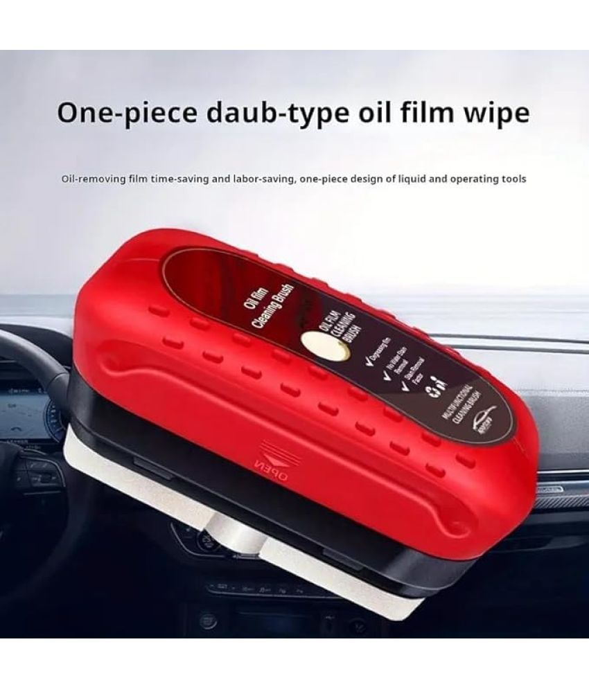     			Automotive Oil Film Cleaning Brush, Glass Cleaning Board, Car Glass Oil Film Removal Cleaner, Powerful Windshield Cleaner & Oil Film Remover, 3