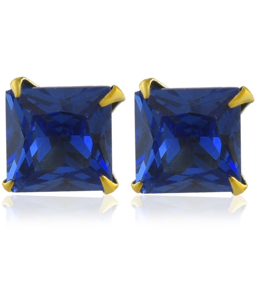     			ADMIER Blue Stud Earrings ( Pack of 1 )